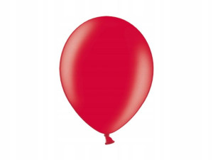 Zestaw Balony Metallic Cherry Red 10 szt 27 cm