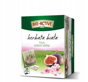 Herbata Biała BIG ACTIVE FIGA KWIAT WIŚNI 20TB