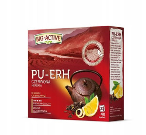 Herbata Czerwona BIG ACTIVE PU-ERH CYTRYNOWA 40TB