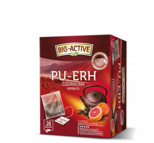 Herbata Czerwona BIG ACTIVE PU-ERH GREJPFRUT 20TB