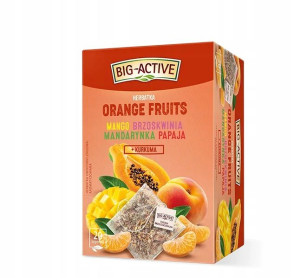 Herbata Owocowa BIG ACTIVE ORANGE FRUITS 20TB 40g