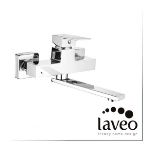  bateria umywalkowa ścienna LAVEO KVADRATO BLQ 050D