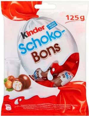 16x125g KINDER Schoko-Bons czekoladki KARTON