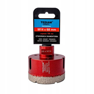 TEDIAM PRO Otwornica diamentowa koronka M14x68mm