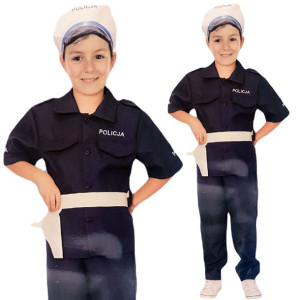 Strój dla Chłopca - Policjant 122-128