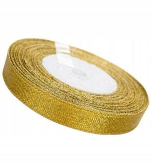 Wstążka taśma brokatowa 0,6 CM/22 M
