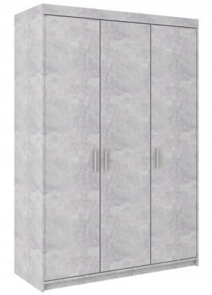 Szafa KATE 3D beton jasny, 4 kolory, sypialnia