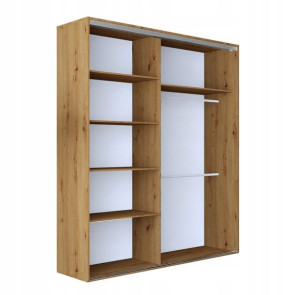 Pojemna garderoba VIKI 200x245,5x61 cm wysoka
