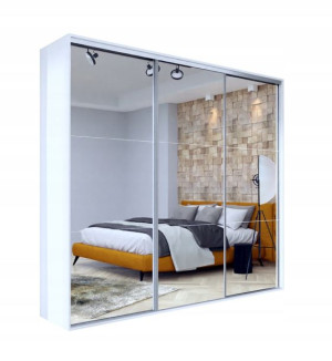 Szafa przesuwna VIKI 275x245,5x61 cm wysoka lustra