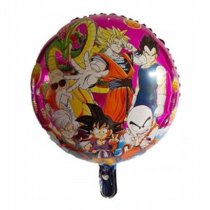 Balon foliowy DRAGON BALL MIX FIOLETOWY