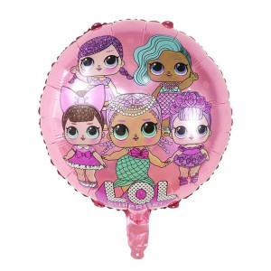 Balon foliowy LALKI LOL SURPRISE - RÓŻOWY