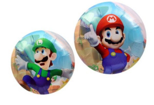 Balon foliowy urodziny DUŻY 45 cm - SUPER MARIO BROS