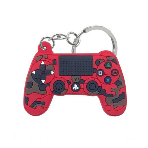 Brelok pad Play Station PS dla graczy czerwony