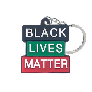 Brelok gumowy BLACK LIVES MATTER