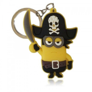 Brelok gumowy MINIONKI ROZRABIAJĄ - PIRAT