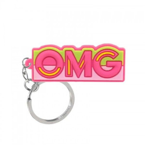 Brelok gumowy NAPISY - OMG