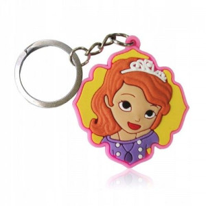 Brelok gumowy KSIĘŻNICZKI DISNEY