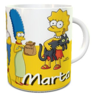 Kubek z imieniem Simpsonowie - Lisa Simpson
