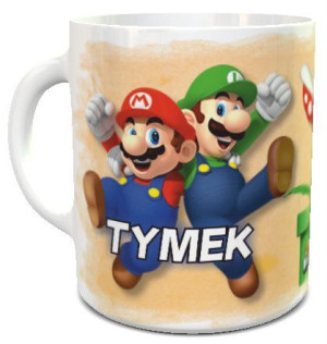 Kubek z imieniem Super Mario Bros