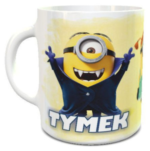 Kubek z imieniem Minionek