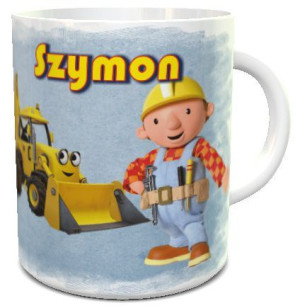 Kubek z imieniem dziecka Bob Budowniczy