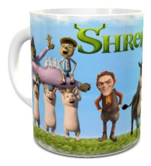 Kubek Shrek i Osioł