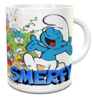 Kubek Smerfa - smerfny upominek dla najmłodszych