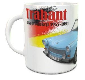 Auto z NRD Trabant - kubek kolekcjonerski