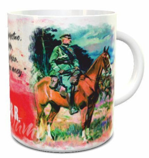 Piłsudski na koniu - kubek historyczny 330 ml