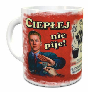 Kubek historyczny prezent czasy PRL-u