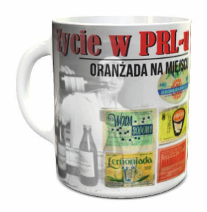 Kubek historyczny prezent czasy PRL-u