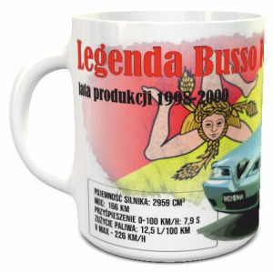 Kubek auta edycja specjalna - LEGENDA BUSSO FERRARI