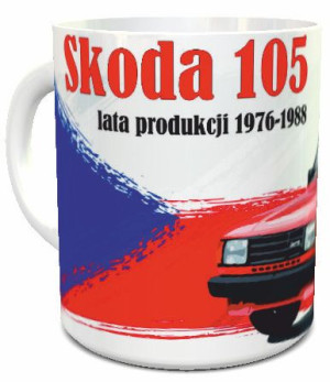 Kubek prezent DEMONY SZOS PRL AUTA - SKODA 105