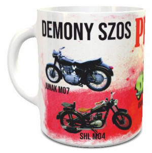 Motory PRL kubek prezent dla fanów starych, polskich motorów