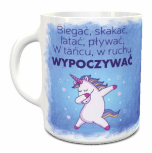Kubek prezent śmieszny zabawny JEDNOROŻEC