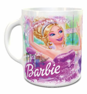 Kubek prezent dla dzieci BARBIE