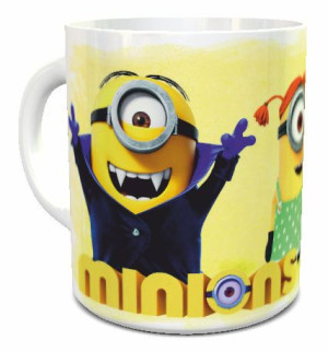 Kubek prezent dla dzieci MINIONKI ROZRABIAJĄ