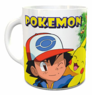 Kubek prezent dla dzieci POKEMON GO PIKACHU ASH