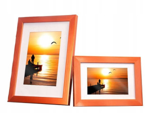 Ramka IBIZA 15x21 SZKŁO Pomarańczowa