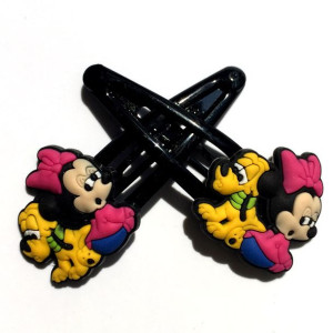 Spinki do włosów MYSZKA MIKI MOUSE - MINNIE I PLUTO
