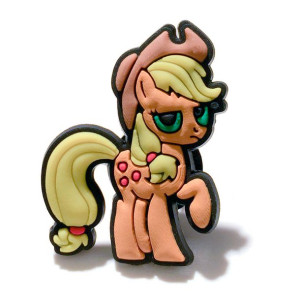 Przypinka broszka gumowa KUCYKI PONY - APPLEJACK