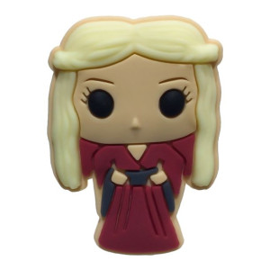 Przypinka broszka gumowa GRA O TRON - CERSEI LANNISTER