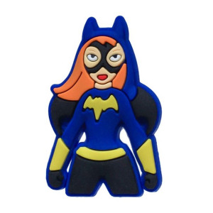Przypinka broszka gumowa DC SUPER HERO GIRLS - BATGIRL