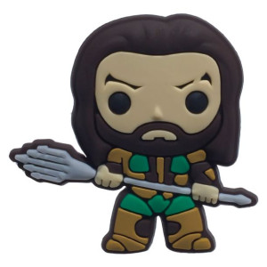 Przypinka broszka gumowa LIGA SPRAWIEDLIWOŚCI - AQUAMAN