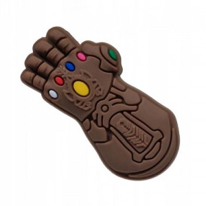 Przypinka broszka gumowa AVENGERS INFINITY WAR - RĘKAWICA THANOSA