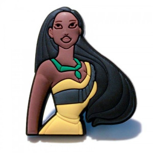 Przypinka broszka gumowa KSIĘŻNICZKI DISNEY - POCAHONTAS