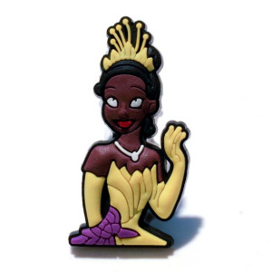 Przypinka broszka gumowa KSIĘŻNICZKI DISNEY - TIANA