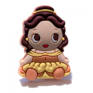 Przypinka broszka gumowa KSIĘŻNICZKI DISNEY - BELLA