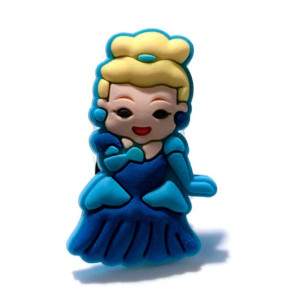 Przypinka broszka gumowa KSIĘŻNICZKI DISNEY - KOPCIUSZEK