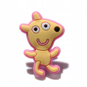 Przypinka broszka gumowa ŚWINKA PEPPA - MISIU PEPPY